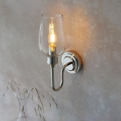 Endon 103316 - STOURTON Wall Light 1xE14/6W/230V Polished Chrome