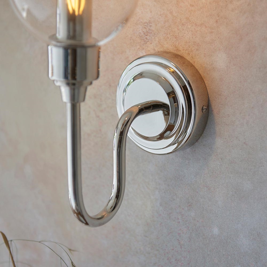 Endon 103316 - STOURTON Wall Light 1xE14/6W/230V Polished Chrome