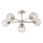 Endon 104050 - Chandelier on a pole ALLEGRA 6xE14/7W/230V shiny chrome/clear