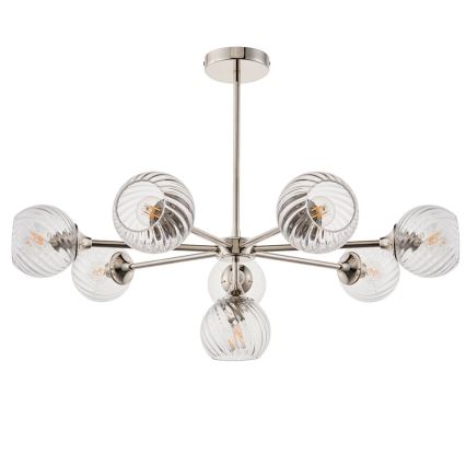 Endon 104051 - ALLEGRA Rod Chandelier 8xE14/7W/230V Polished Chrome