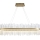 Endon 104082 - ADRIEL dimmable LED pendant on cable, 47W/230V, 3000K, gold/clear