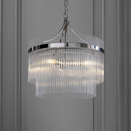 Endon 104113 - MARIETTA Chain-hung chandelier 3xE14/7W/230V Polished chrome