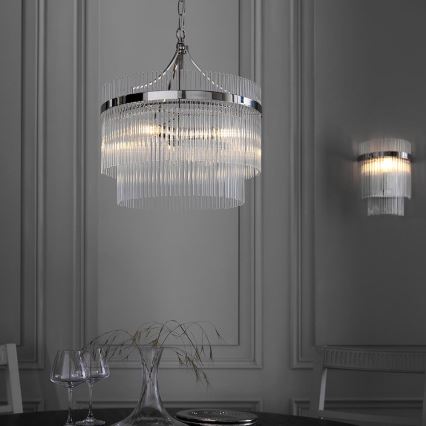 Endon 104113 - MARIETTA Chain-hung chandelier 3xE14/7W/230V Polished chrome
