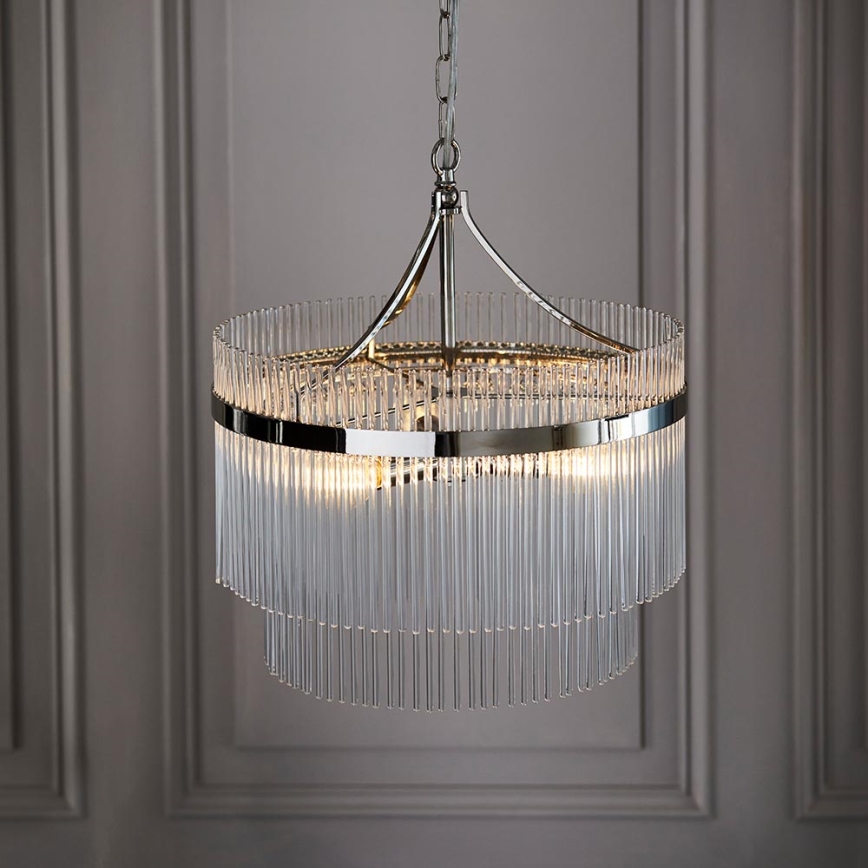 Endon 104113 - MARIETTA Chain-hung chandelier 3xE14/7W/230V Polished chrome