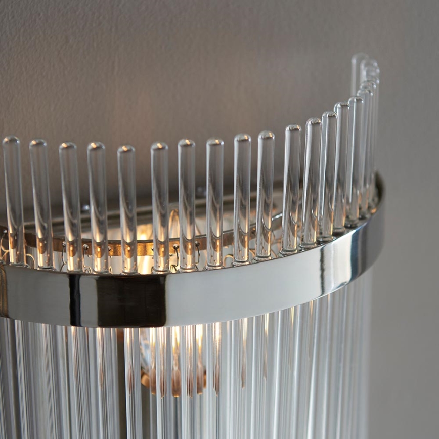 Endon 104114 - Wall light MARIETTA 1xE14/6W/230V shiny chrome/clear