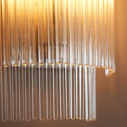 Endon 104114 - Wall light MARIETTA 1xE14/6W/230V shiny chrome/clear