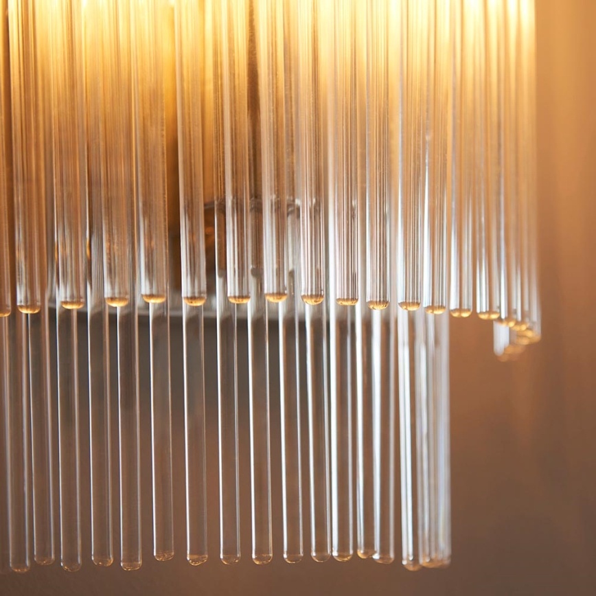 Endon 104114 - Wall light MARIETTA 1xE14/6W/230V shiny chrome/clear