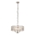 Endon 104466 - Chandelier on a chain CLIFTON 3xE14/6W/230V shiny chrome/clear d. 38,5 cm