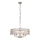 Endon 104467 - Chandelier on a chain CLIFTON 5xE14/6W/230V shiny chrome/clear