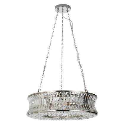 Endon 104528 - Chain-hung Chandelier 6xE14/6W/230V Polished Chrome