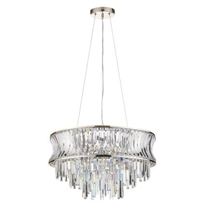 Endon 104530 - Chain-hung chandelier 9xE14/6W/230V polished chrome