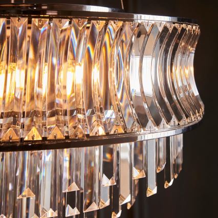 Endon 104530 - Chain-hung chandelier 9xE14/6W/230V polished chrome