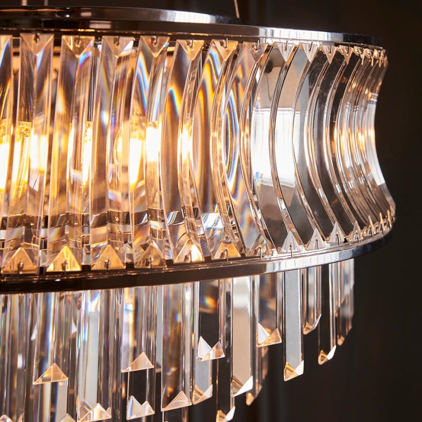Endon 104530 - Chain-hung chandelier 9xE14/6W/230V polished chrome
