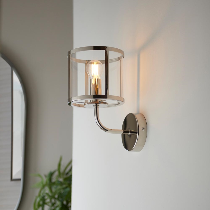 Endon 106003 - HOPTON Wall Light 1xE14/7W/230V, Polished Chrome