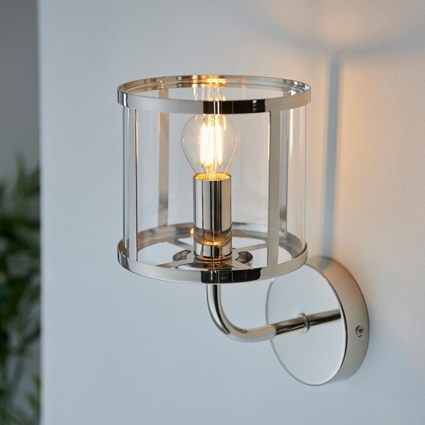 Endon 106003 - HOPTON Wall Light 1xE14/7W/230V, Polished Chrome