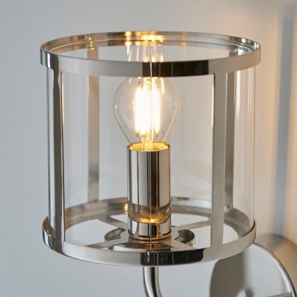 Endon 106003 - HOPTON Wall Light 1xE14/7W/230V, Polished Chrome