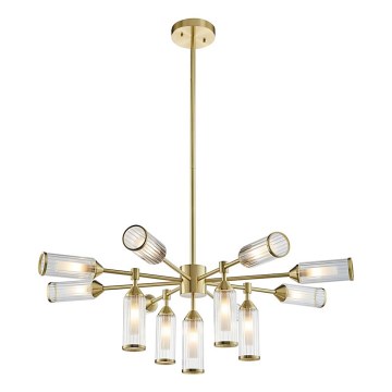 Endon 106256 - Chandelier on a pole TOUR 13xG9/3W/230V brass