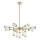 Endon 106256 - Chandelier on a pole TOUR 13xG9/3W/230V brass