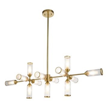 Endon 106259 - Chandelier on a pole TOUR 13xG9/3W/230V brass