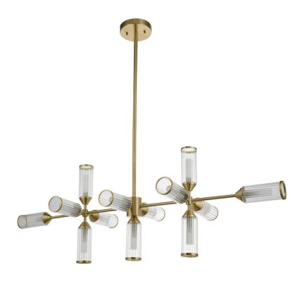 Endon 106259 - Chandelier on a pole TOUR 13xG9/3W/230V brass