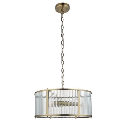 Endon 106282 - RIDGETON chain-hung chandelier 3xE14/6W/230V brass