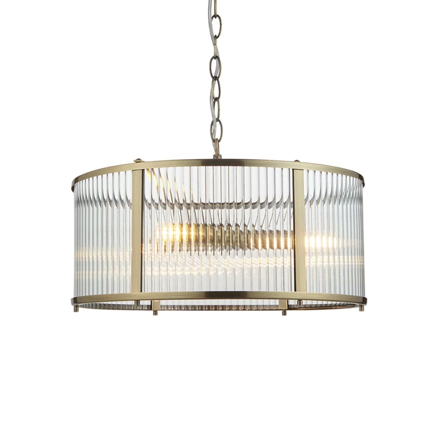 Endon 106282 - RIDGETON chain-hung chandelier 3xE14/6W/230V brass