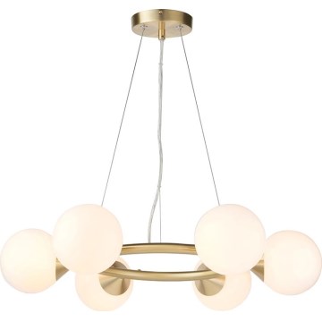Endon 106390 - OTIS Cable Pendant 6xG9/3W/230V, Gold