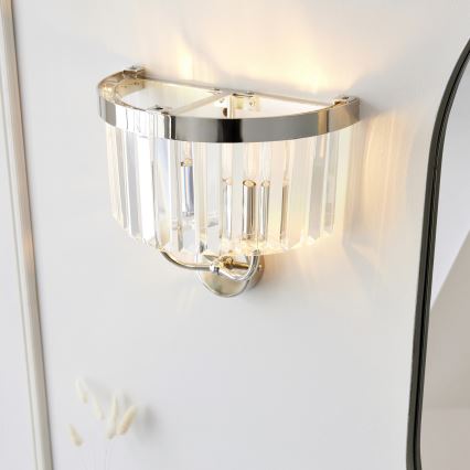 Endon 106448 - CHESTERFIELD Wall Light 2xE14/6W/230V Polished Chrome