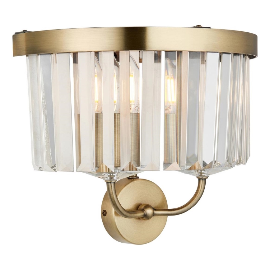 Endon 106450 - Wall light CHESTERFIELD 2xE14/6W/230V brass