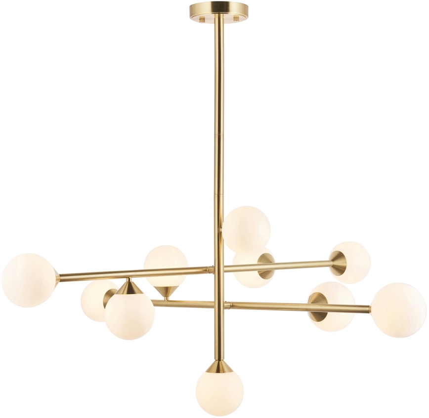 Endon 106754 - OTIS Rod-Mounted Chandelier 10xG9/5W/230V, Gold