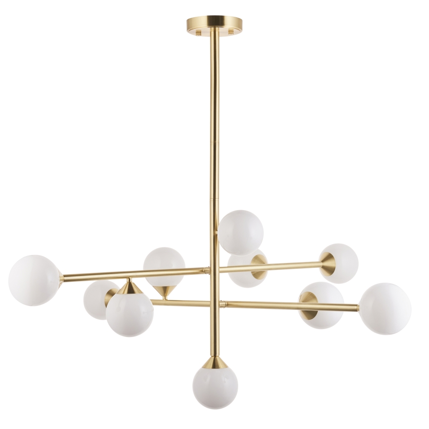 Endon 106754 - OTIS Rod-Mounted Chandelier 10xG9/5W/230V, Gold