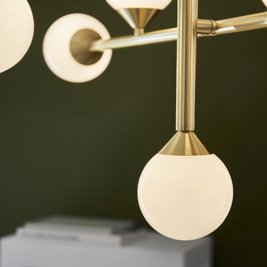 Endon 106754 - OTIS Rod-Mounted Chandelier 10xG9/5W/230V, Gold