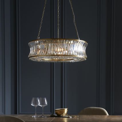 Endon 106811 - Chain-hung Chandelier 6xE14/6W/230V Gold