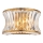 Endon 106812 - Gold Wall Light 2xE14/7W/230V