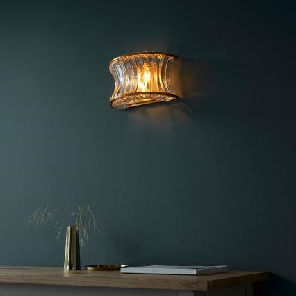 Endon 106812 - Gold Wall Light 2xE14/7W/230V