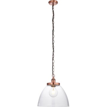 Endon 106895 - HANSEN Chain Pendant Light 1xE27/10W/230V Copper