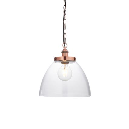 Endon 106895 - HANSEN Chain Pendant Light 1xE27/10W/230V Copper