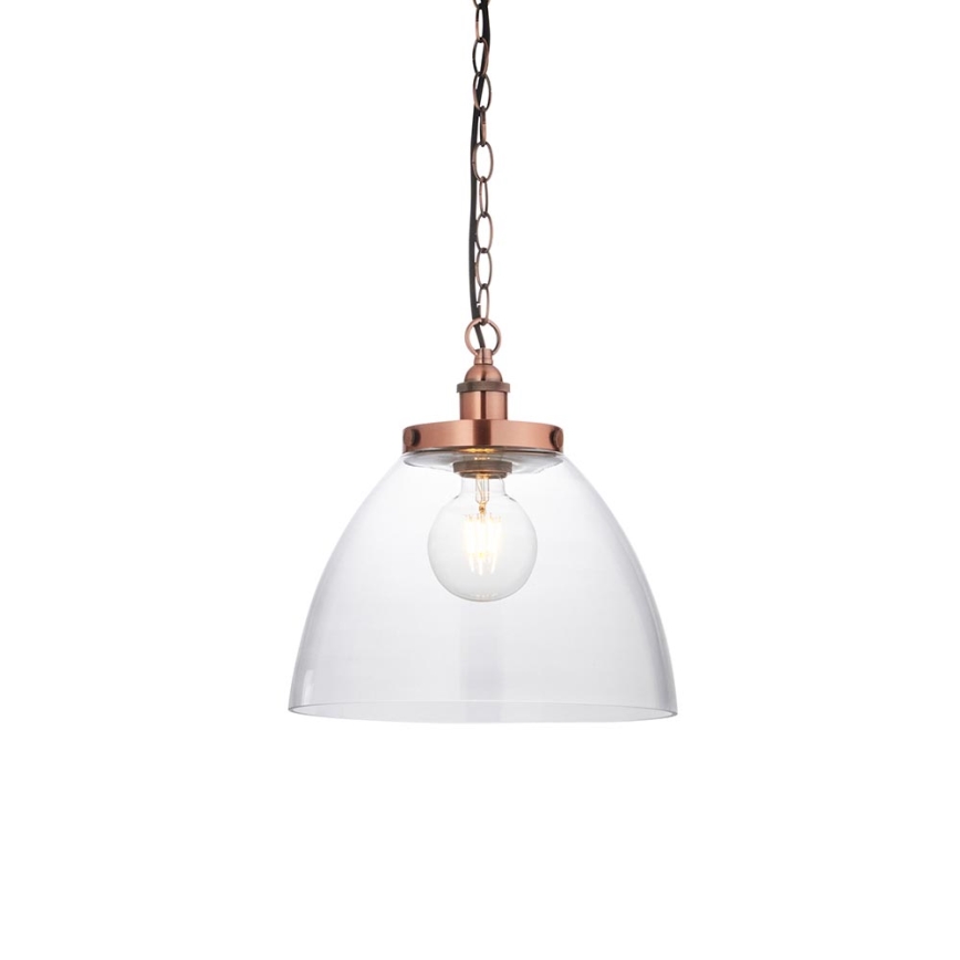 Endon 106895 - HANSEN Chain Pendant Light 1xE27/10W/230V Copper