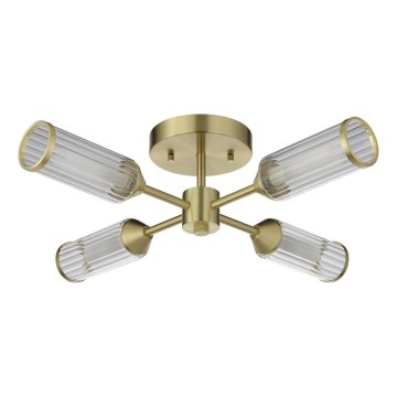 Endon 106946 - Surface-mounted chandelier TOUR 4xG9/3W/230V brass