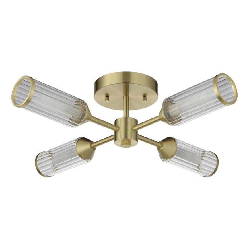 Endon 106946 - Surface-mounted chandelier TOUR 4xG9/3W/230V brass