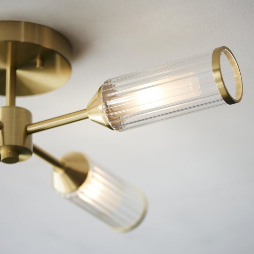 Endon 106946 - Surface-mounted chandelier TOUR 4xG9/3W/230V brass