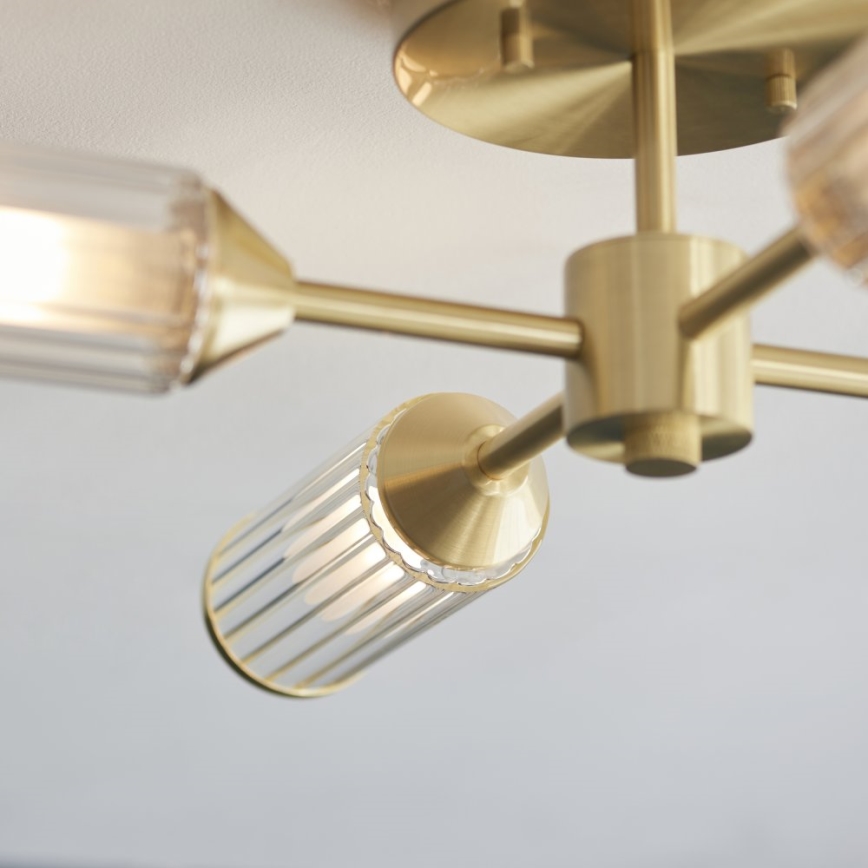Endon 106946 - Surface-mounted chandelier TOUR 4xG9/3W/230V brass