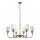 Endon 107791 - Chain-hung 6-light chandelier, E14/6W/230V, brass finish