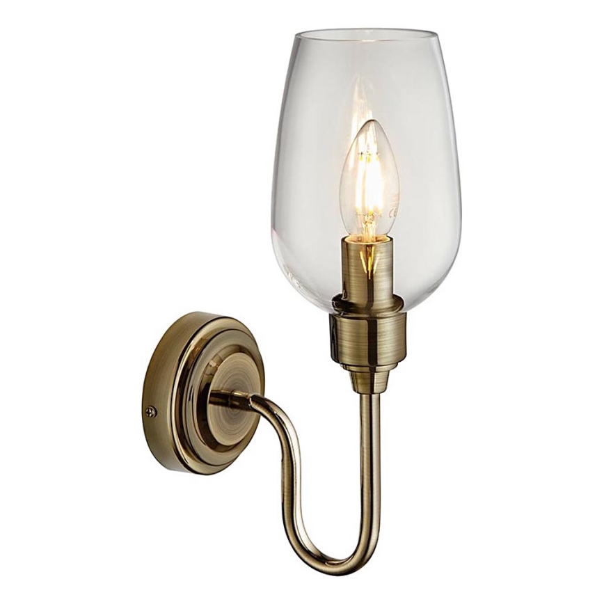 Endon 107792 - Wall light STOURTON 1xE14/6W/230V brass