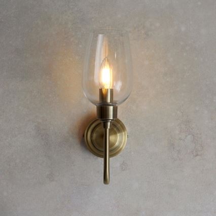 Endon 107792 - Wall light STOURTON 1xE14/6W/230V brass