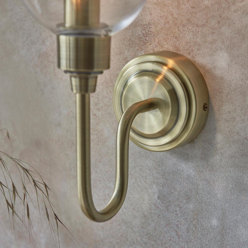 Endon 107792 - Wall light STOURTON 1xE14/6W/230V brass