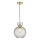 Endon 107948 - Cable-Hung Pendant, 1x E27/10W/230V, Gold/Smoky Grey