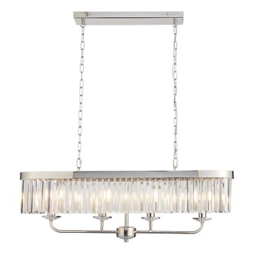 Endon 109058 - Chain-hung chandelier 4xE14/6W/230V polished chrome