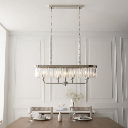 Endon 109058 - Chain-hung chandelier 4xE14/6W/230V polished chrome