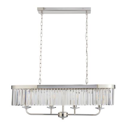 Endon 109058 - Chain-hung chandelier 4xE14/6W/230V polished chrome